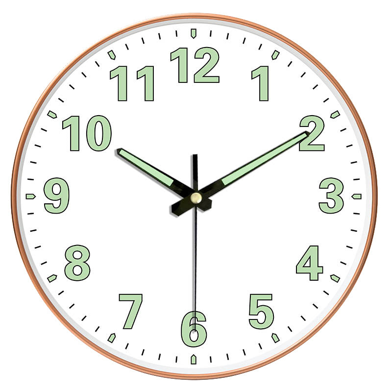Modern 8 Inch Wall Clock Silent Battery Nordic Style Living Room
