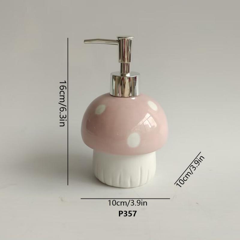 Paddenstoel keramische zeepdispenser