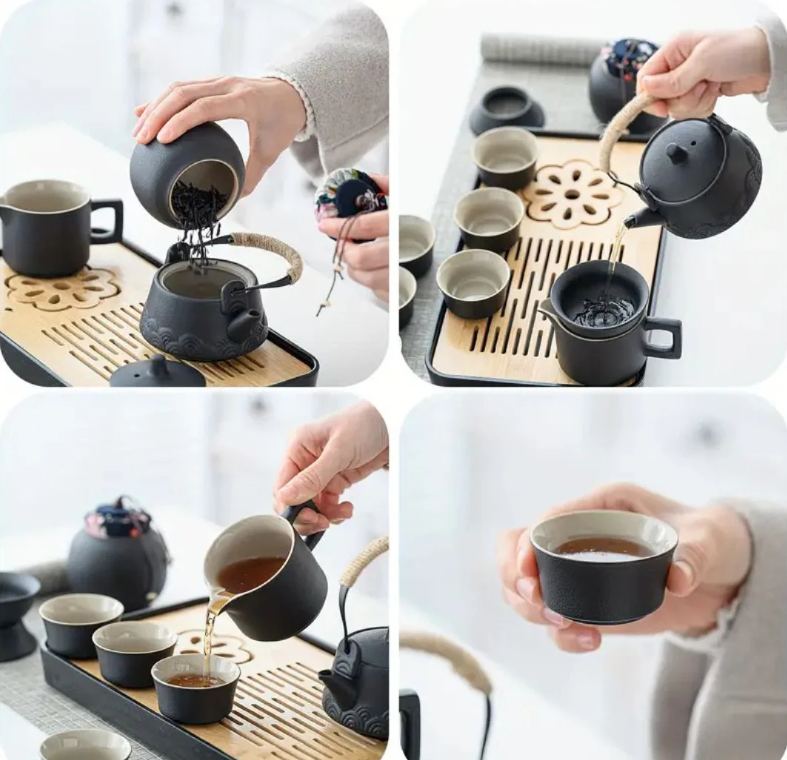 14-delige draagbare reistheeset