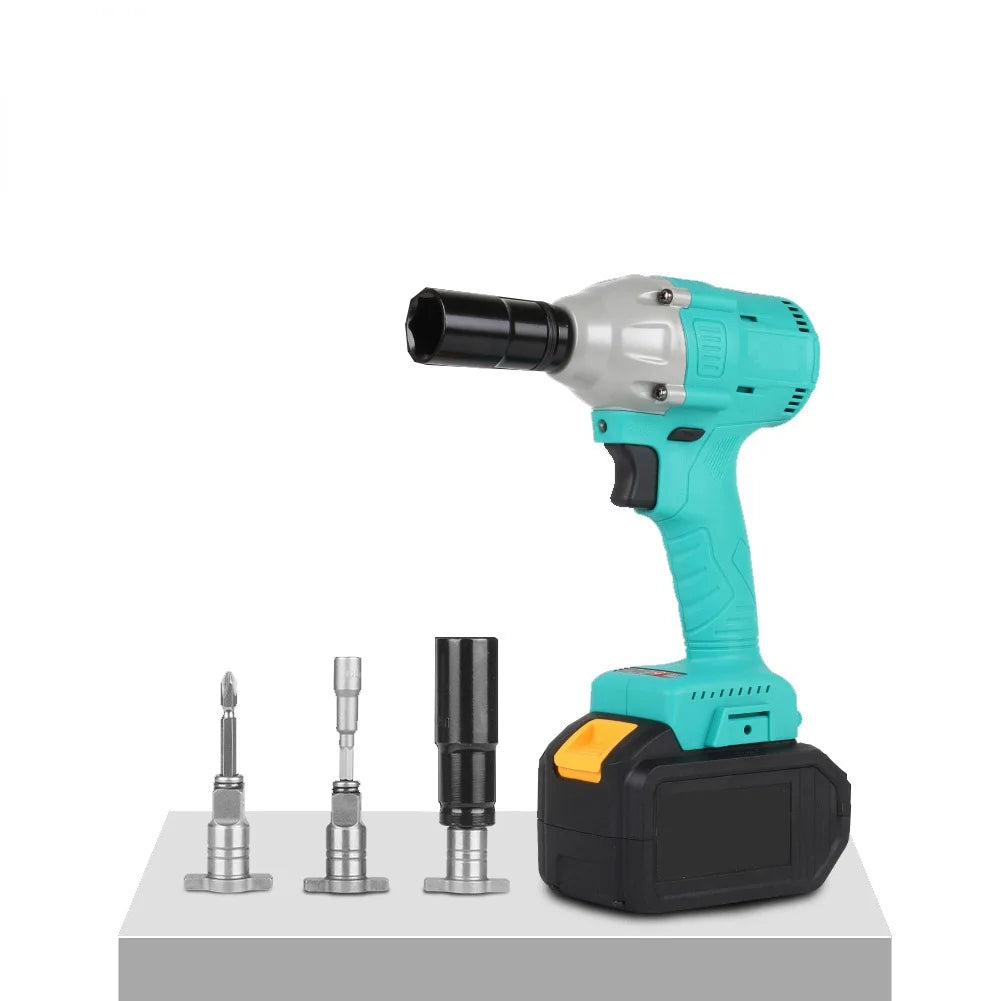 18V elektrische borstelloze slagmoersleutel as-accessoires voor tweeërlei gebruik, snoerloze sleutelonderdeel, boormachine-accessoire