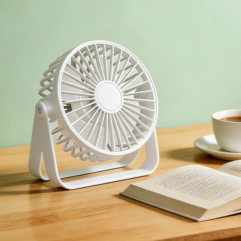 Lenovo Mini USB Desktop Fan Portable Fan Desktop Office USB Quiet Cooling Fans Suitable For Student Dormitory Summer Home Office