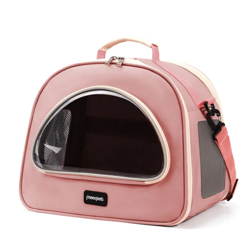 Portable Cat Carrier Bag Breathable Pet Carrier for Small Dogs Cats Outdoor Travel Cat Shoulder Bag Suit for Cats Within 6kg