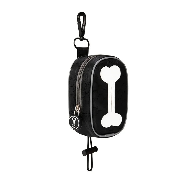 Portable Bone-shaped Dog Waste Bag Dispenser Durable Pet Poop Bag Holder Outdoor Puppy Trash Bags Dispenser Pet Supplies