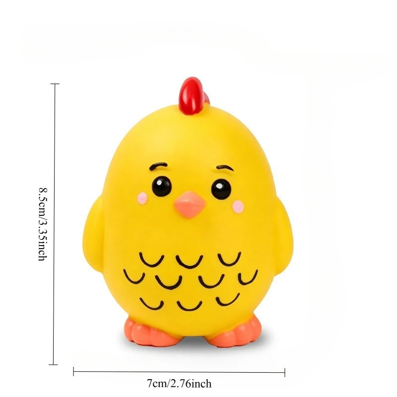 Jouet interactif pour chien et chat en caoutchouc, petit canard jaune, pingouin, jouet à mâcher en latex avec sifflet pour le dressage, produits pour animaux