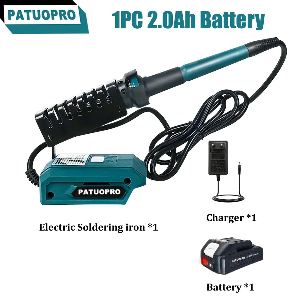 Cordless Electric Soldering Iron Max 510℃ Temperature Fast Heating Handheld Outdoor Welding Power Tool For Makita 18V Battery