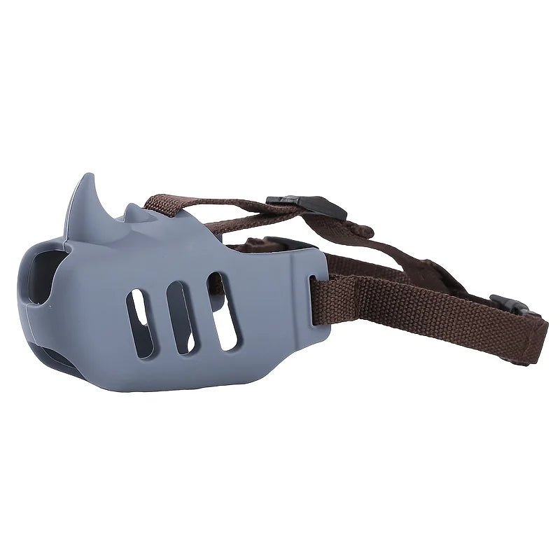 Pet Dog Muzzle Soft Silicone Pet Mouth Mask for Small Medium Dogs Breathable Stop Barking Biting Chewing Muzzles Dog Supplies
