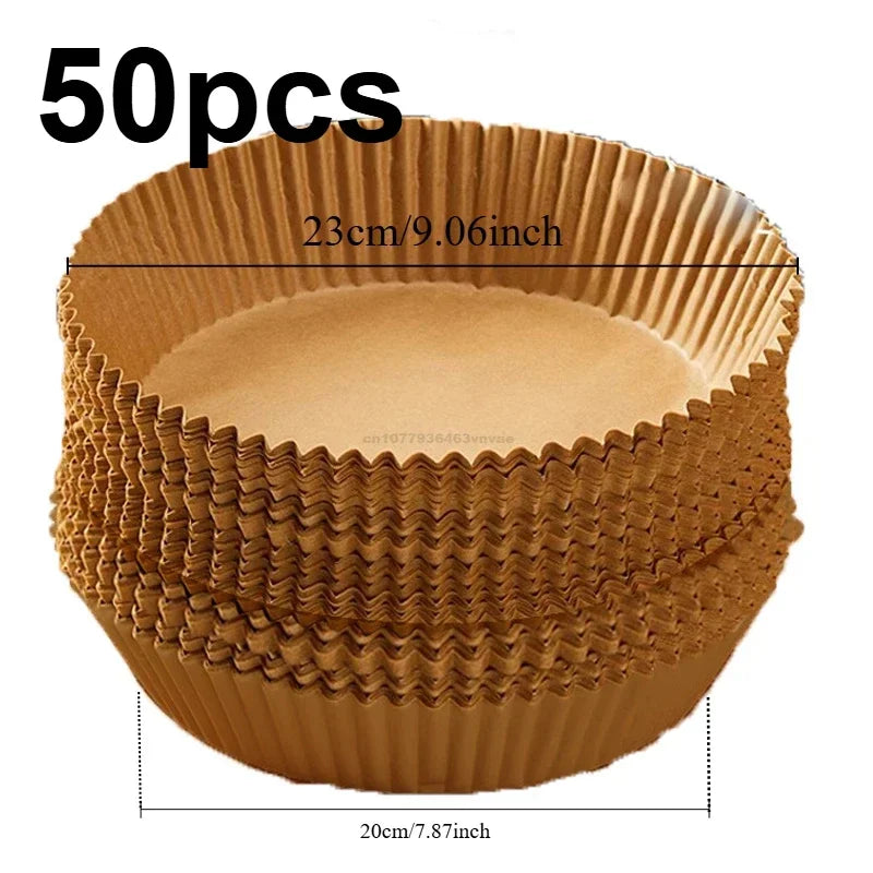 Air Fryer Paper Aerogrill Parchment Paper for Air Fryer Liner Airfryer Baking Cooking Paper Air Fryer Accessories Baking Tool