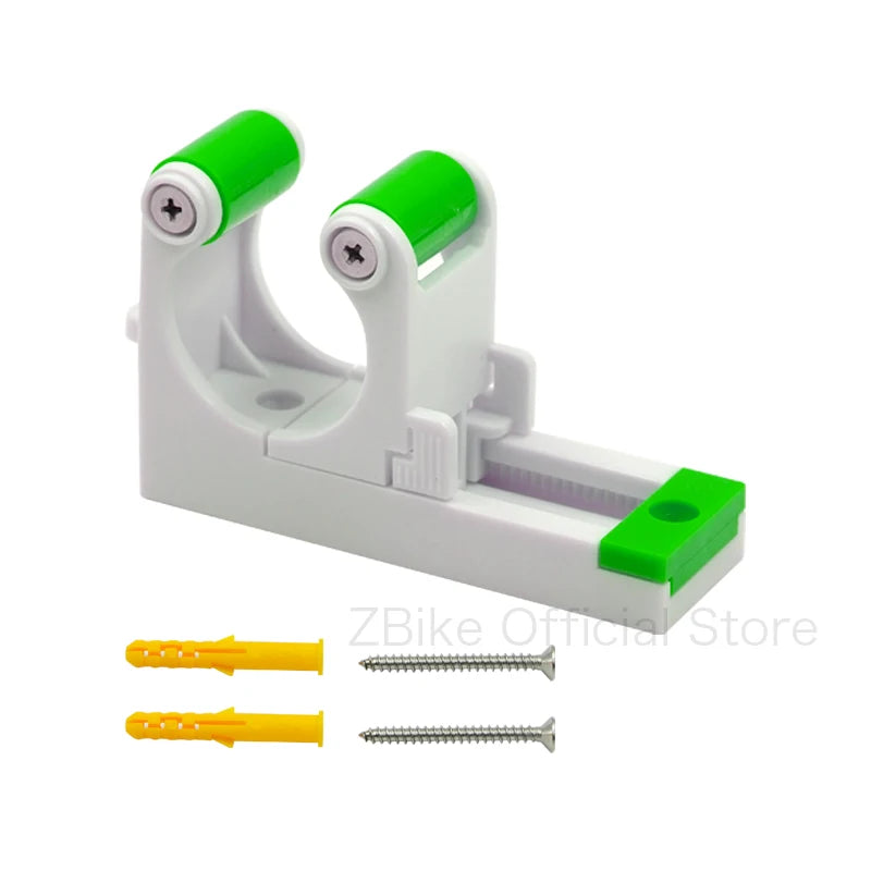 Deemount Mount Bike Hooks Adjustable Bicycle Wall Holder Rack Buckle Hanger Horizontal Vertical Storage Fits 1.0-2.8 Inches Tube