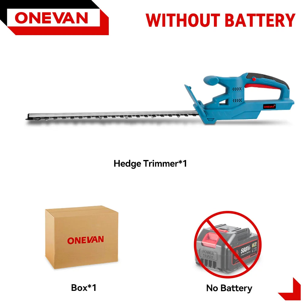 Taille-haie électrique de 20 pouces, 20 000 tr/min, outil de jardinage sans fil, taille-haie paysager, outil électrique à batterie lithium-ion sans fil