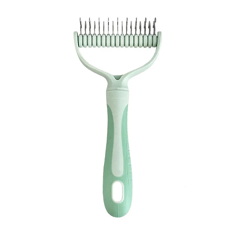 Double Sided Pet Hair Remover Dog Deshedding Brush Puppy Knotted Comb for Cats Dogs Cat Hairbrush Pet Grooming Supplies