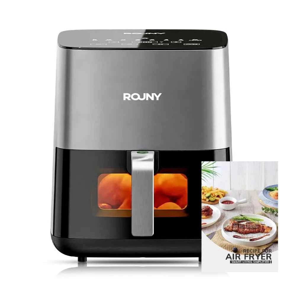 Air Fryer 5L - Electric Hot Fryer Oven Oilless Cooker with Touch Control, Nonstick Basket, and Visible Window, MIUI-Cyclone Tech