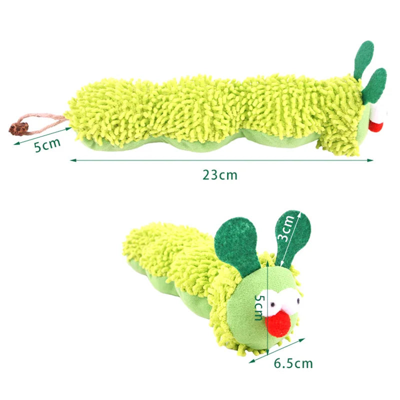 Interactive Catnip Toys - Soft Plush Animal-shaped Pet Sounding Toy for Cats, Bite-resistant Kitten Accessory - Quality Shopping Centre