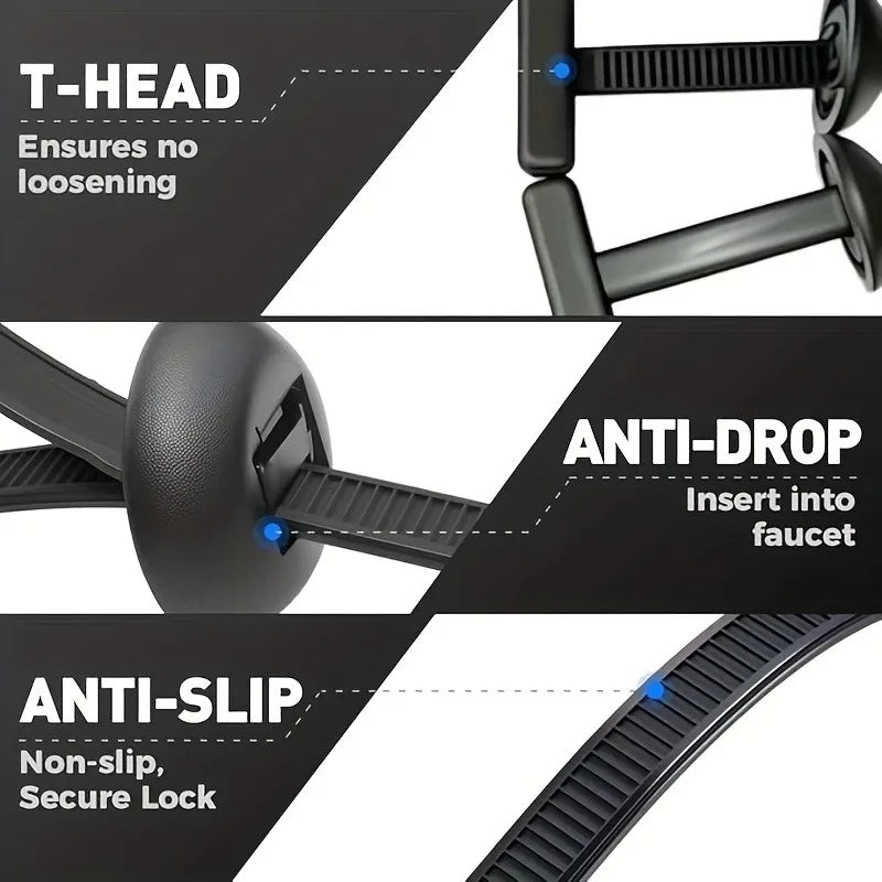 Self-locking Plastic Flanges Cable Ties Zip Nylon Tie Clamping Flanges Wrap Cable Fixed Fastener Clips Hose Fastening Reusable