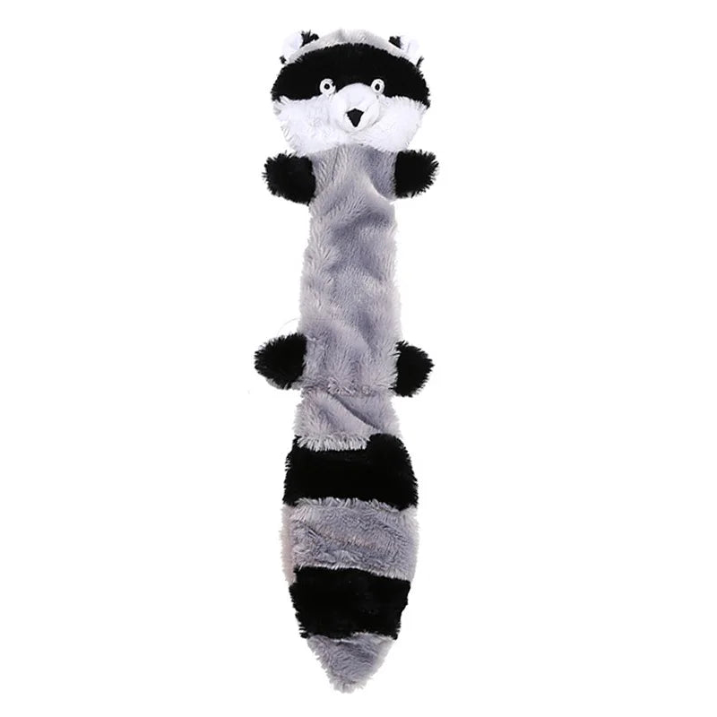 Plush Pet Dog Toy Interactive Animal-shaped Dog Squeak Toys Bite-Resistant Pet Toys for Small Medium Dogs Pet Supplies