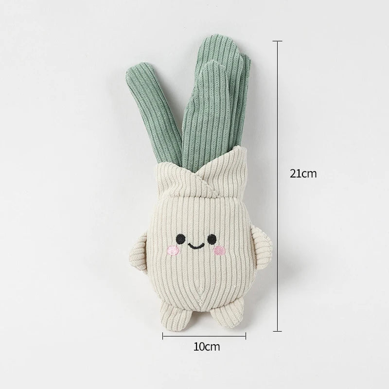 Plush Pet Dog Toy Cute Banana Shape Dog Squeak Toys Interactive Puppy Toys for Small Medium Dogs Bite Resistant Dog Toy