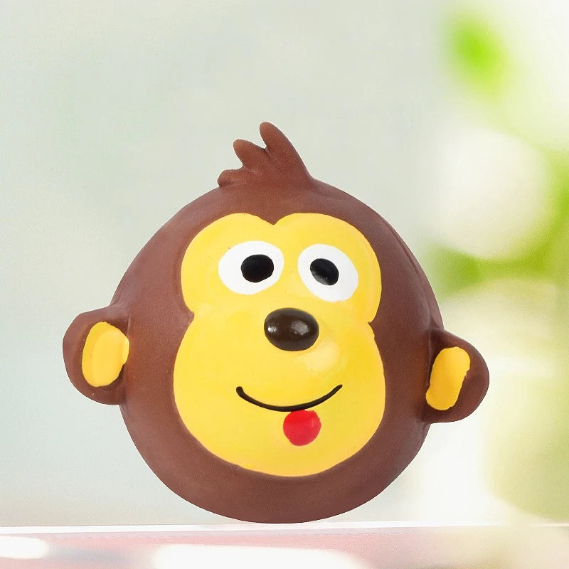 Jouets pour chiens en latex qui couinent - Jouets durables et résistants à la mastication pour le dressage interactif, l'auto-divertissement et soulager l'ennui