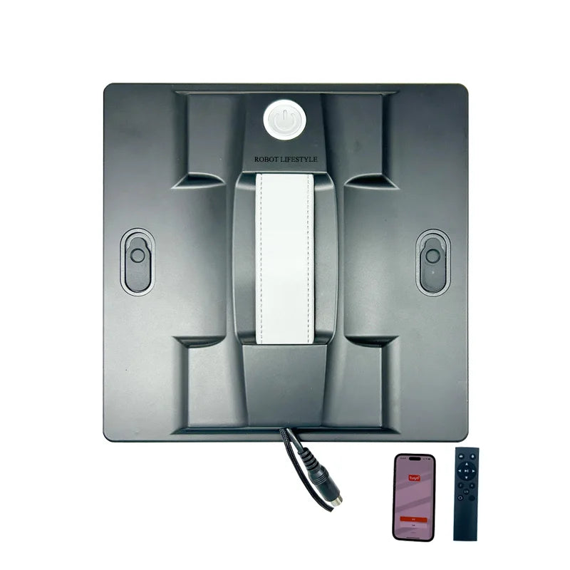 2026 Robotic Window Cleaner Wet Cleaning 5600Pa Strong Suction App Electric Glass Vacuum Wiper Cleaners Smart Remote Control