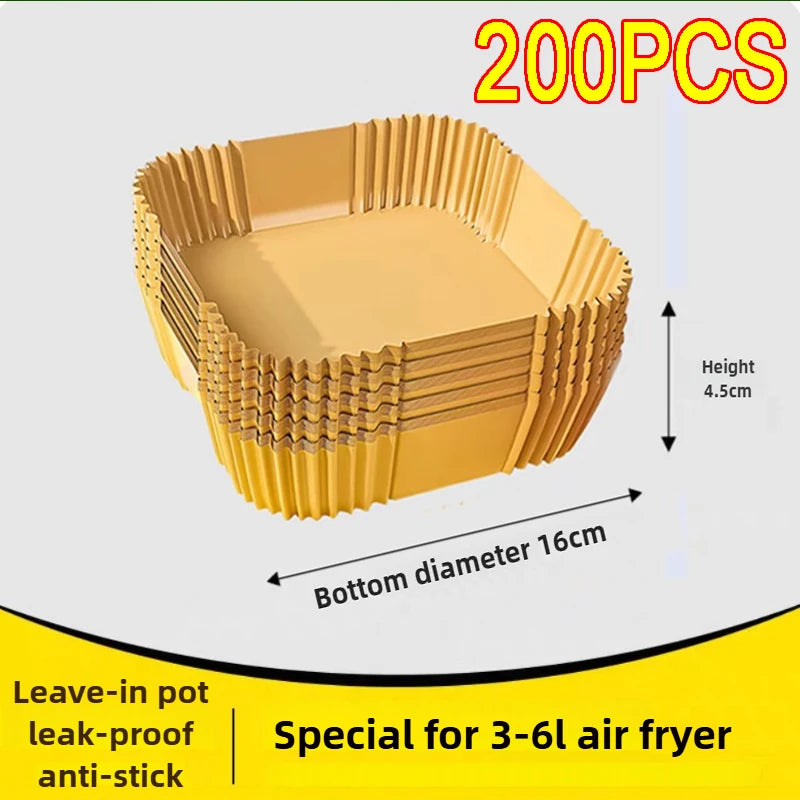 Air Fryer Paper Aerogrill Parchment Paper for Air Fryer Liner Airfryer Baking Cooking Paper Air Fryer Accessories Baking Tool