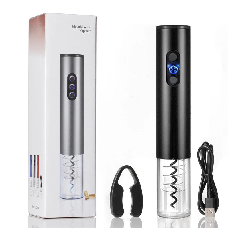 Electric Bottle Opener Red Wine Foil Cutter Automatic Red Wine Openers Jar Opener Home Kitchen Accessories Gadgets Bottle Opener