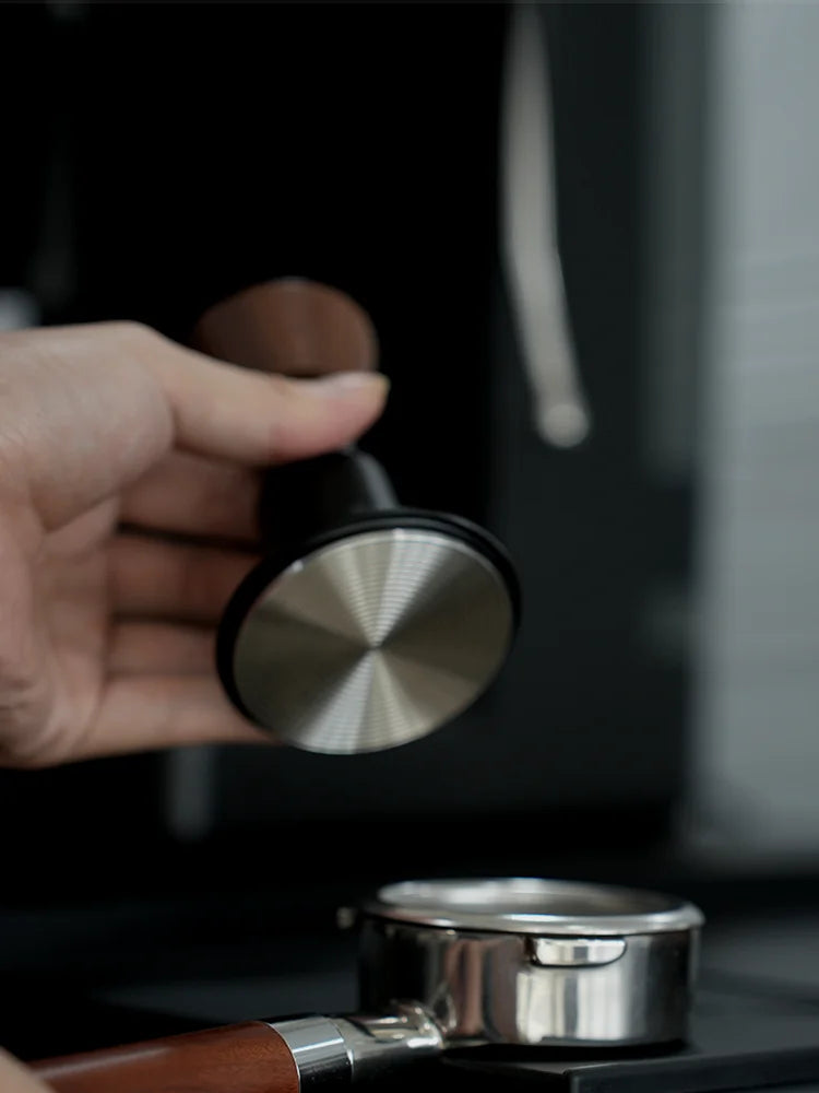 HiBREW Espresso Tamper Coffee 58mm Constant Pressure Ripple Base Calibrated Spring Loaded Barista Tool for G5 H10A H7A H13