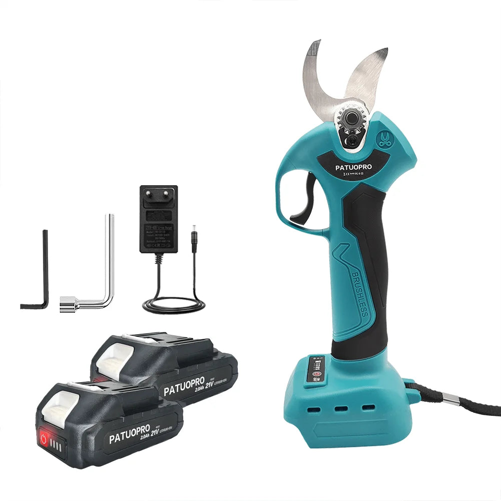 Sécateur sans fil rechargeable, ciseaux électriques, élagueur de jardin sans balais, coupe-branches électrique pour batterie Makita 18V