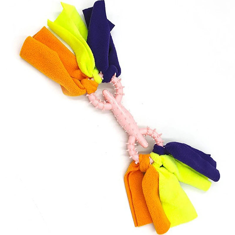 Interactive Dog Rope Toy Bite-resistant Pet Molar Toys for Small Medium Large Dogs Durable Dog Chew Toys Puppy Tug Of War Toy
