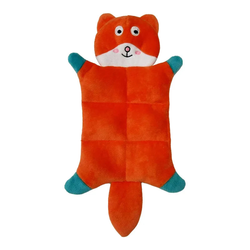 Animal-shaped Dog Squeaky Toy Bite-resistant Plush Pet Toys for Small Medium Dogs Interactive Puppy Toys Dog Accessories