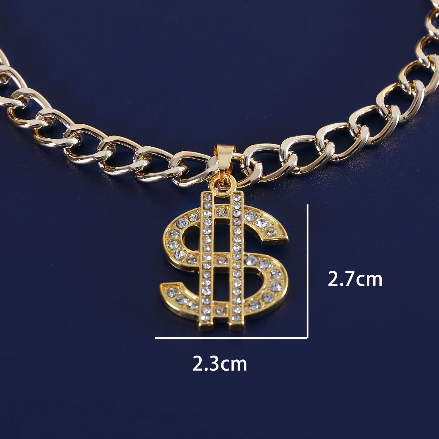 Luxury Pet Necklace for Cats Small Dogs Dollar Shape Cat Necklace Adjustable Puppy Kitten Collar Pet Cosplay Necklace