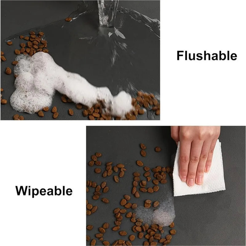 Absorbent Oval Feeding Mat