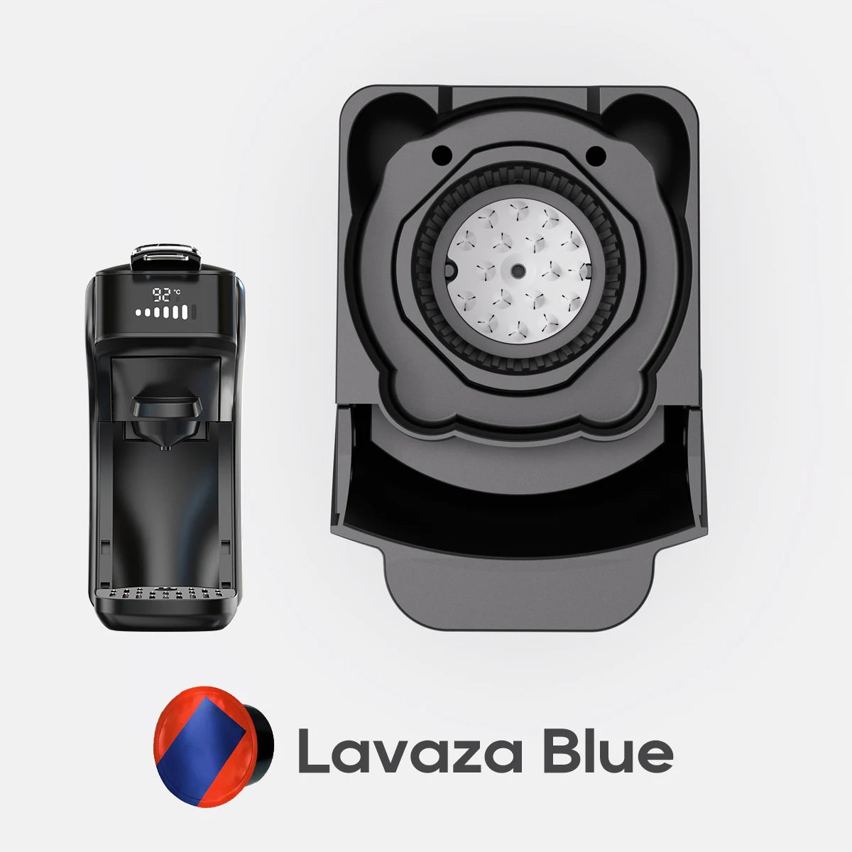 HiBREW H1B koffiemachine capsule-adaptersysteem onderdelen voor Nespresso of Dolce Gusto of gemalen koffie of ESE-pad of Caffitaly