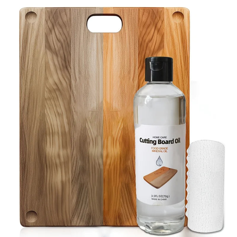 Huile minérale de qualité alimentaire pour planches à découper - Revitalisant et protecteur naturel pour bois, bambou, meubles en bois, vaisselle et planches à découper