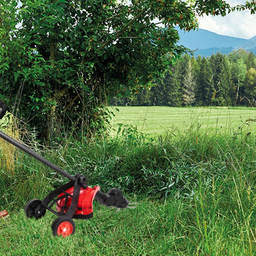 34CM Steunwielen voor grastrimmer, ondersteuningswiel voor grastrimmer, universeel instelbare beschermkap, onderdelen voor grasmaaier