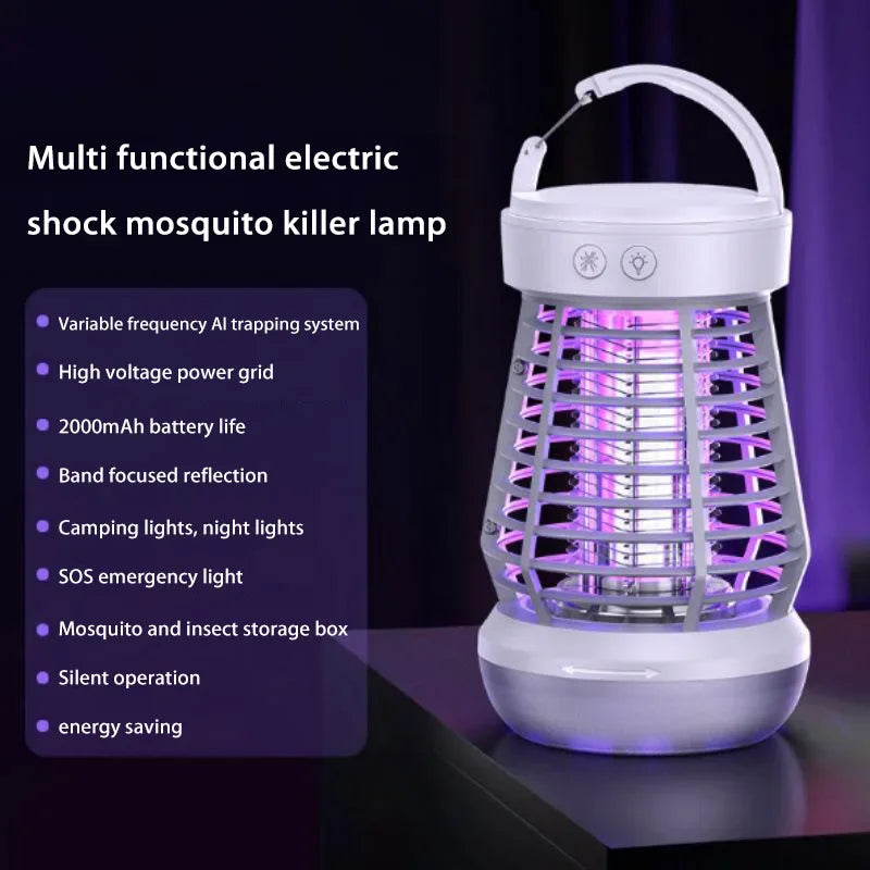 Lenovo USB muggenlamp insectenval kampeerlantaarn oplaadbare elektrische vliegenmepper buiten muggenverjager