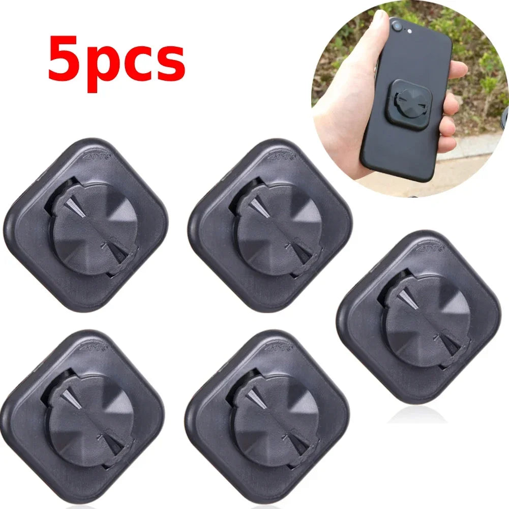 1-5PCS Bicycle Computer Mount Bracket Back Patch Sticker for Garmin Bike Mobile Phone GPS Speedometer Holder