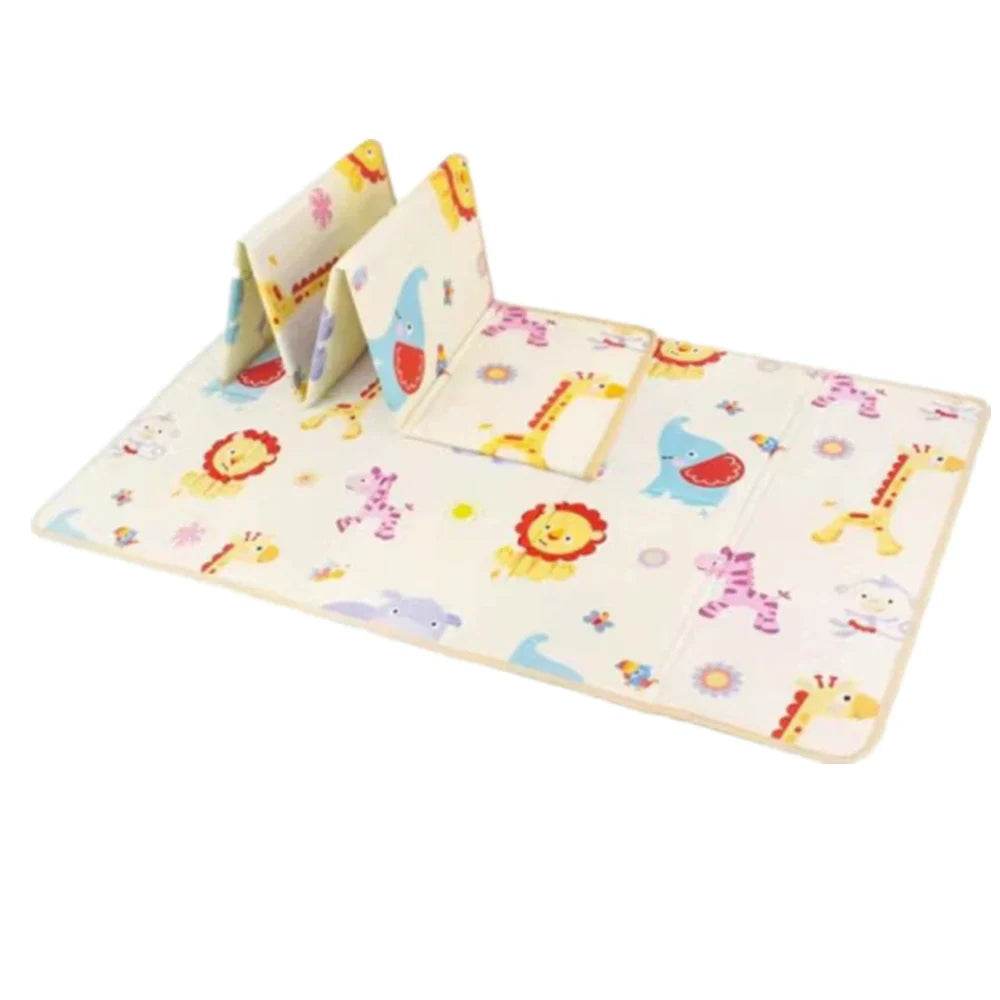 Activities Mat for Baby Non-toxic Outdoor Camping Foldable Play Mat Double-Sided Cartoon Pattern Waterproof Carpet Easy To Carry - Quality Shopping Centre
