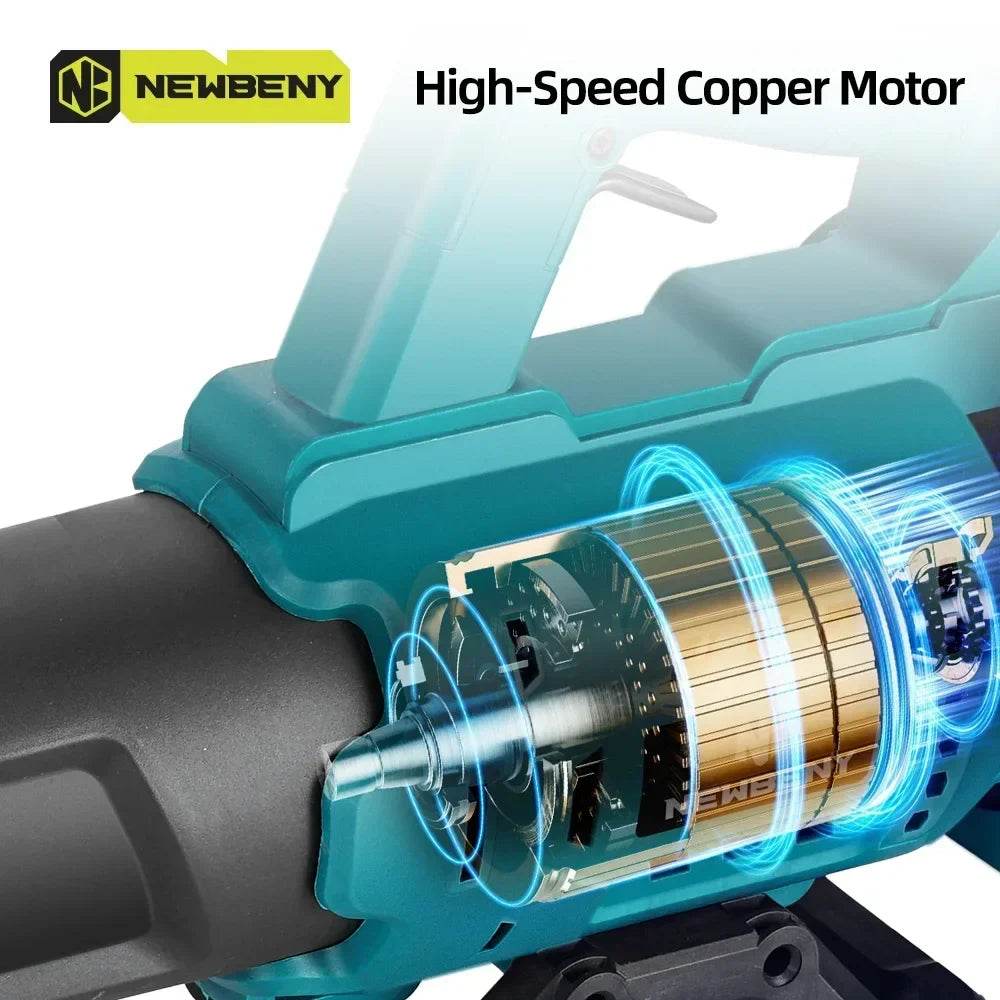 High Powerful Cordless Electric Air Blower Speed Adjustable Efficient Leaf Snow Dust Cleaning Blower Tool For Makita 18V Battery - Quality Shopping Centre
