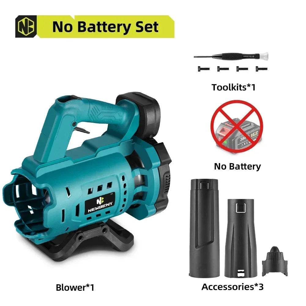 High Powerful Cordless Electric Air Blower Speed Adjustable Efficient Leaf Snow Dust Cleaning Blower Tool For Makita 18V Battery - Quality Shopping Centre