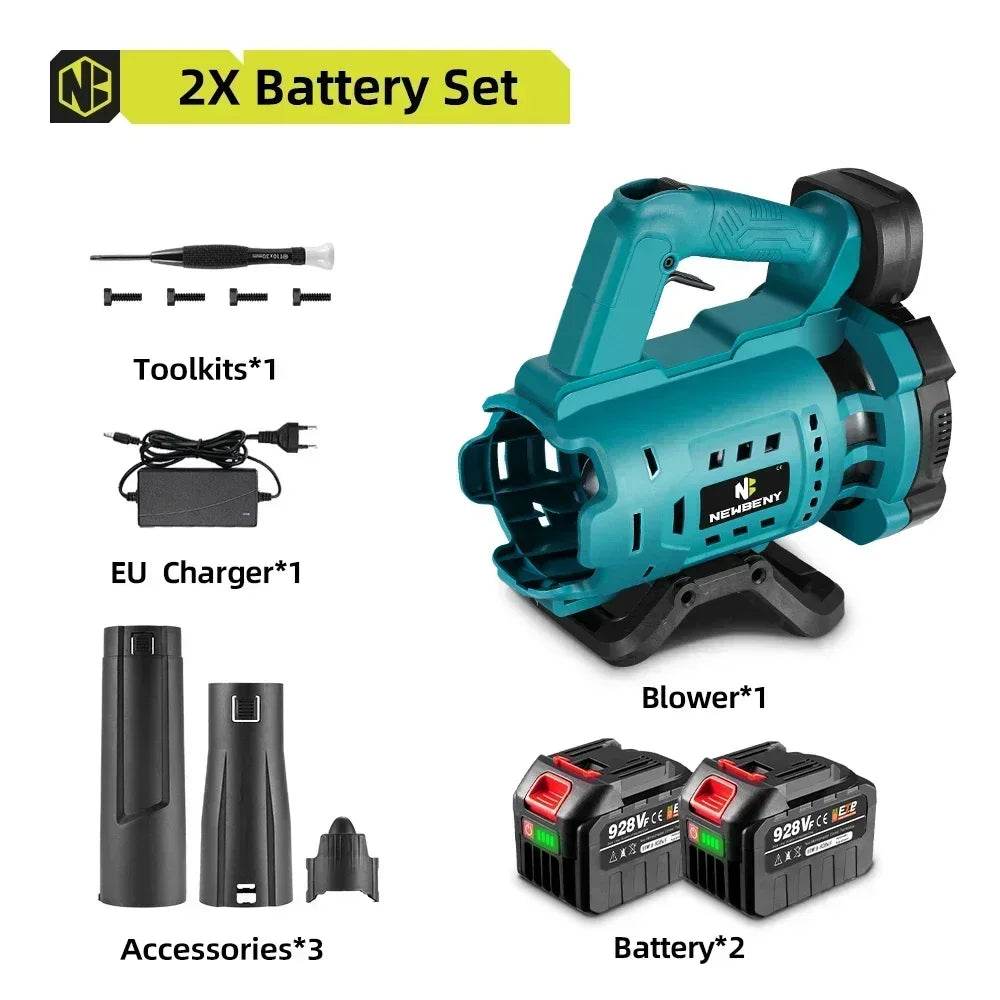 High Powerful Cordless Electric Air Blower Speed Adjustable Efficient Leaf Snow Dust Cleaning Blower Tool For Makita 18V Battery - Quality Shopping Centre