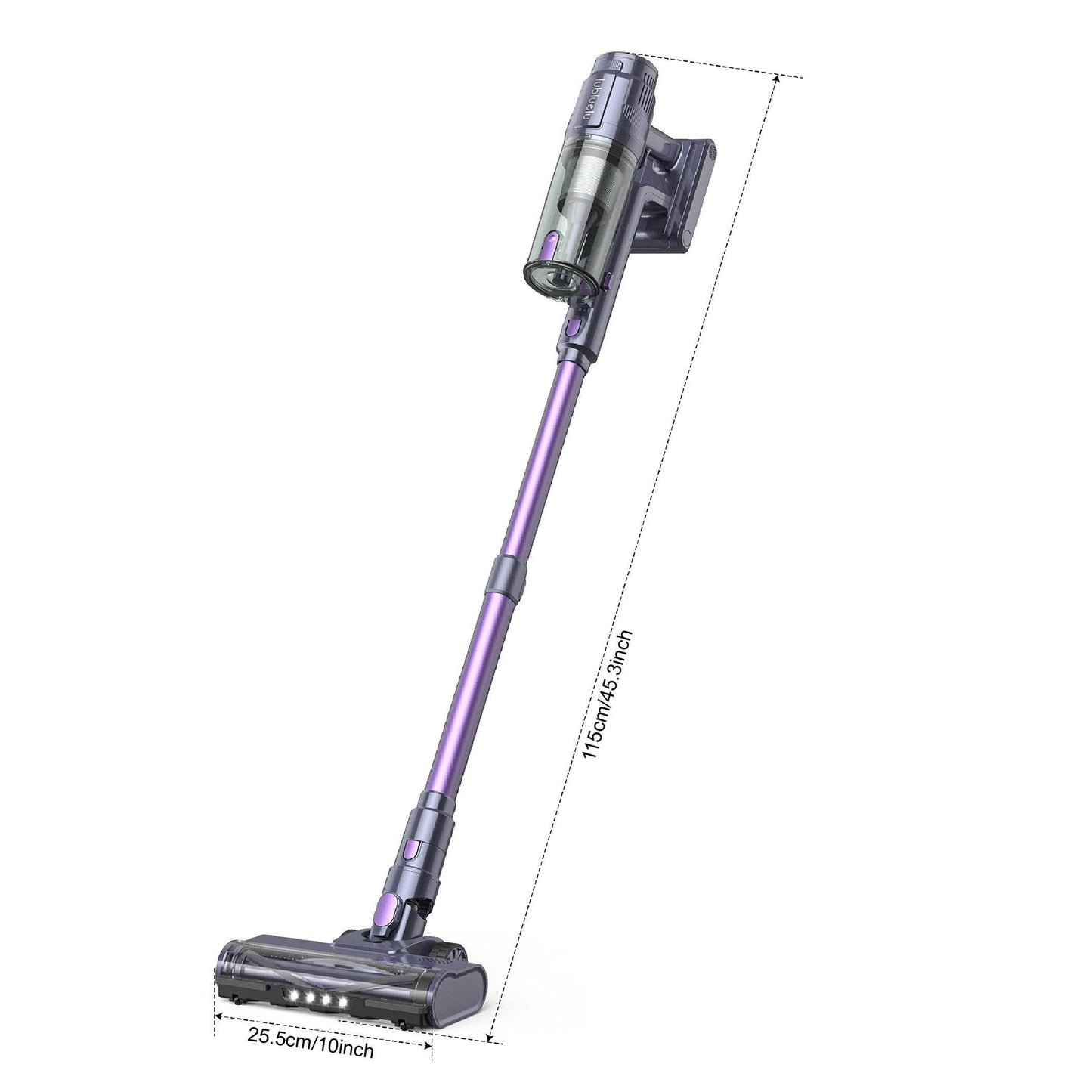 MIUZZY 30Kpa Cordless Vacuum Cleaner, Anti-Tangling Brushless Lightweight Vacuum Cleaner With Touch Screen, Up To 50 Mins Runtime, For Home Carpet Hardwood Floor Pet Hair - Quality Shopping Centre