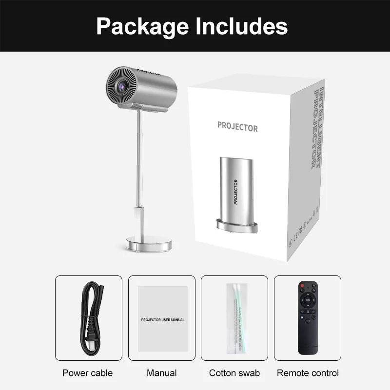 TS3 X5 Mini Native 1080P HD 4K Video Projector Android WiFi Bluetooth 3D Surround Sound Portable Outdoor Office Home Theater - Quality Shopping Centre