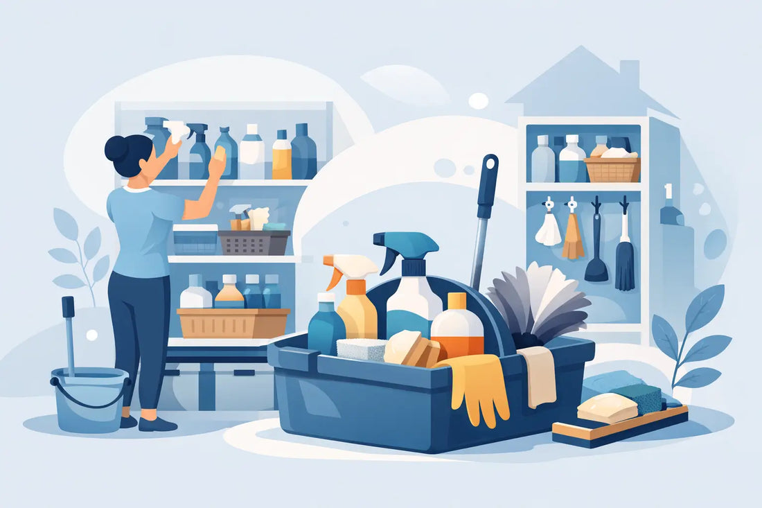 How to Organize Cleaning Supplies at Home