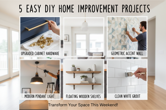 5 Easy DIY Home Improvement Projects for a Weekend Transformation