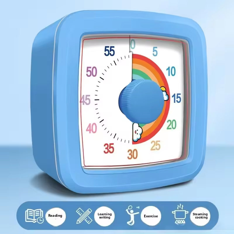 Yunbaoit Visuele Timer – Digitale Aftelklok met Nachtlampje voor Kinderen & Keuken
