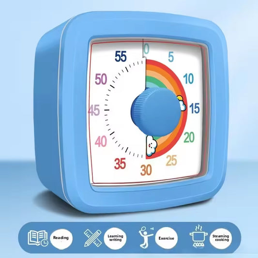 Yunbaoit Visual Timer – Digital Countdown Clock with Night Light for Kids & Kitchen