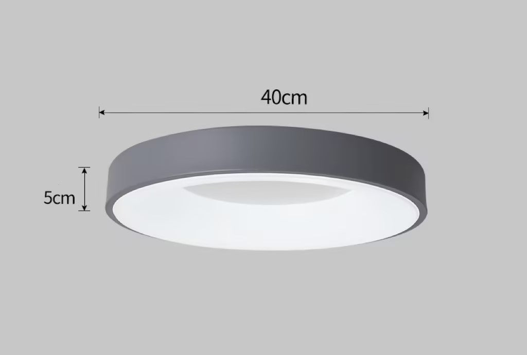 Slaapkamerlamp, eetkamerlamp, moderne eenvoudige ronde lamp