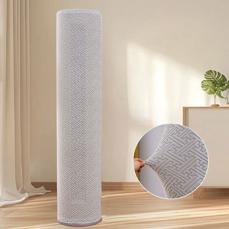 Housse de protection anti-poussière minimaliste pour climatiseur sur pied - Forme cylindrique, haute élasticité, taille universelle pour unités au sol de 3P grande taille
