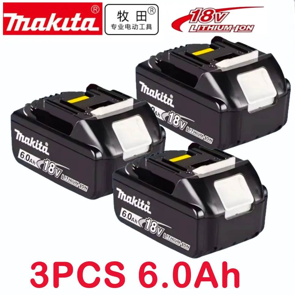 100%Original Makita 18V Rechargeable Power Tool Battery, Replaceable LED Lithium-ion, 6.0 Ah 18V LXT BL1860B BL1860BL1850 BL1830 - Quality Shopping Centre