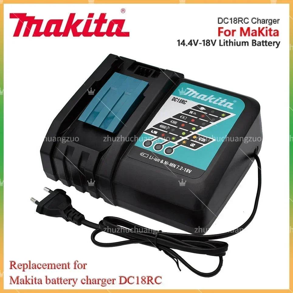 100% Original Makita 6.0Ah 18V Li-ion Battery Charger DC18RF BL1840 BL1830 BL1430BL1440 DC18RC Charging Tool With USB Port - Quality Shopping Centre