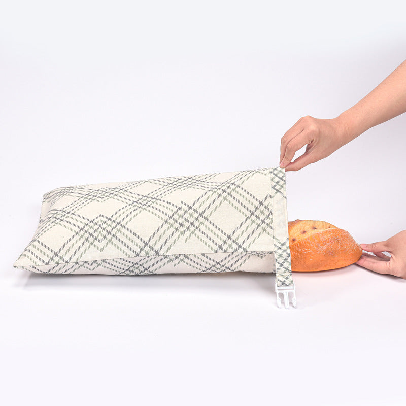Reusable Beeswax Bread Bags – Natural Beeswax-Lined Cotton Bags for Freezer & Fridge Storage