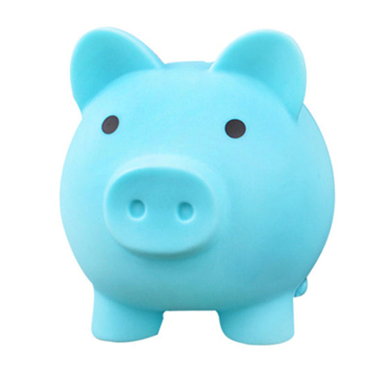 Cute Cartoon Rubber Piggy Bank for Kids Break-Resistant Savings Jar